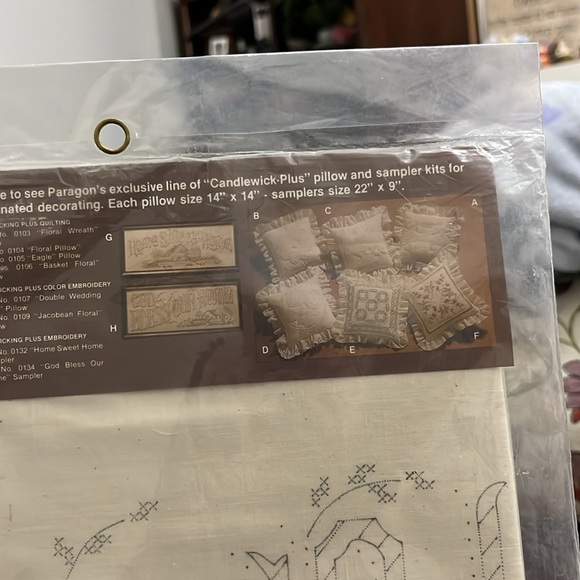 New, Cross-Stitch Kit, Paragon, Candlewick Plus, Only the God Bless this Home - Picture 6 of 7